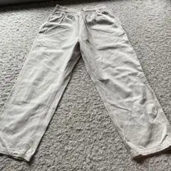 cotton100% 白パンツ relume