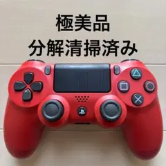 極美品 SONY PS4 純正 コントローラー DUALSHOCK 4 レッド