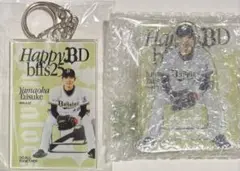 オリックスバファローズ　山岡泰輔 バースデーアクリルキーホルダー 　スタンド