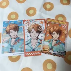 1195.にじさんじ 三ミ一体 チェキ 北見遊征 フルセット
