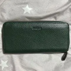ダークグリーン レザー 長財布