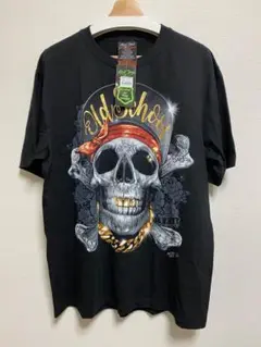 ✨暗闇で光る　特殊加工　スカルTシャツ　コットン　サイズXL　新品タグ付き
