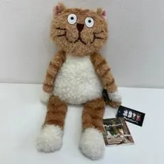 マンハッタナーズ くたくた猫 ブラウン ホワイト Ｍanhattaner's