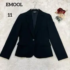 【エムール】EMOOL テーラードジャケット ブラック 11