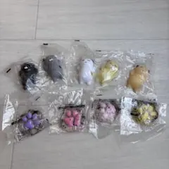 猫　肉球　スクイーズ　9個セット