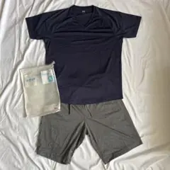 ユニクロ　エアリズムルームセット　半袖　MEN S