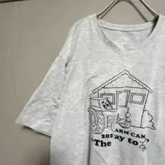 ヴィンテージ　ビッグサイズ　Tシャツ　アート　レトロ　GOERGE. プリント