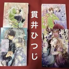BL小説　貫井ひつじ「不遇の花嫁と赤騎士王子の幸せな結婚」他