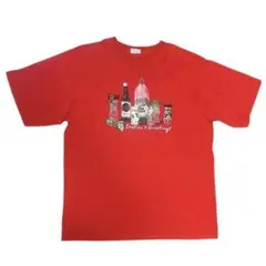 Vintage Tee Jays シーズンズグリーティング Tシャツ 赤 XL