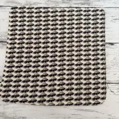 車クロ　ハンドメイド　ガーゼハンカチ