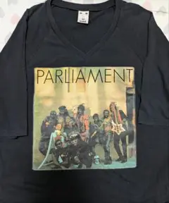 X-girl Parliament Tシャツ 5分袖