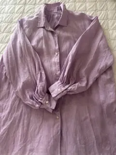 セール中❣️ships 100%オーガニックリネンシャツ　美品