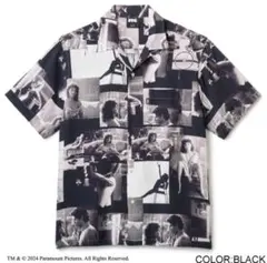 FTC Flashdance Rayon Shirt 半袖シャツ 総柄 黒 L