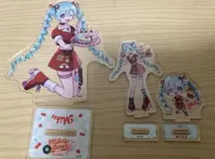 初音ミク 100均 コラボ アクリルスタンドセット おまけ付き