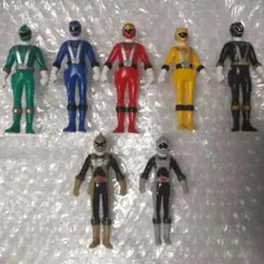 プレイヒーロー　炎神戦隊ゴーオンジャー　７種セット　ソフビ