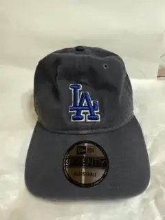 New Era LAロゴ 9TWENTYキャップ グレー