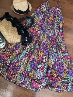 ▪️メグミさん専用▪️AKUALANI アクアラニ　花柄マキシワンピース
