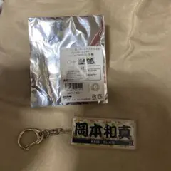 読売ジャイアンツ フェイスタオル型 アクリルキーホルダー 岡本選手 沖縄キャンプ