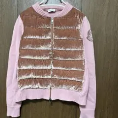 モンクレール☆ダウン×ニットのコンビアウターSサイズレディース