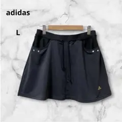 adidas アディダス ミニスカート ダークネイビー ウエストゴム スポーツ