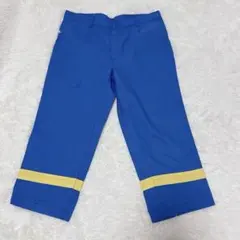 【未使用品】希少 ラフォデックス フレンチ ワークパンツ ブルー イエローパッチ