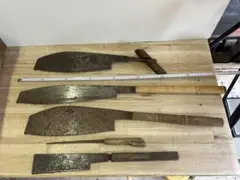 のこぎりまとめ売り5本セット　アンティーク　レトロ