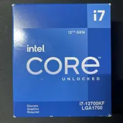 Intel Core i7-12700KF 新品未開封
