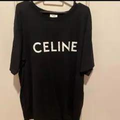 CELINE ブラック Tシャツ XL