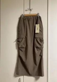 新品　THROW by SLY ロングスカート　ブラウン　サイズ1 M-L相当