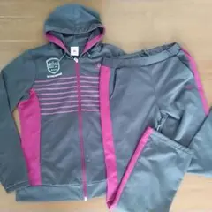 le coq sportif ジャージ上下セット グレー/ピンク