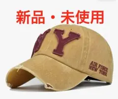 ビンテージ加工のキャップ