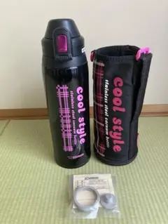 【象印】新品パッキンセット付き★直飲み ステンレスボトル 1L ショルダー紐あり