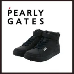 ○★新品 未使用 PEARLY GATES ミドルカットスパイク ゴルフシューズ
