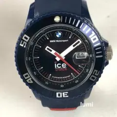 ICE-WATCH × BMW Motorsport 腕時計 ネイビー ラバー