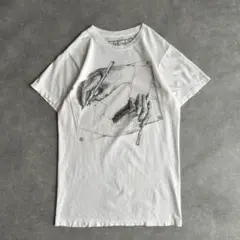 マウリッツ・コルネリス・エッシャー アートプリントTシャツ 描く手