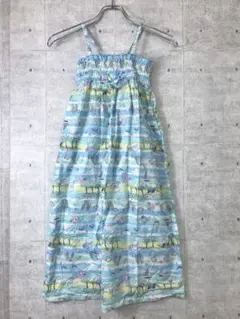 新品 Cathy motherways キッズ アロハ柄 バンドゥキャミワンピ