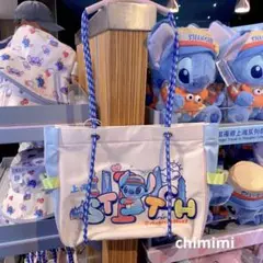 上海ディズニー新作　上海シリーズ　スティッチトートバッグ