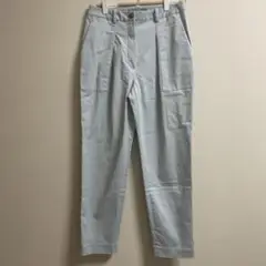 セオリーリュクス　ベイカーパンツ　ブルー　水色　パンツ　シンプル　36号