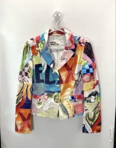 PAUL SMITH ピンク アートプリント ブレザー 40