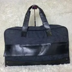 GIVENCHY ジバンシー ミニボストンバッグ デニム 大容量 ブラック