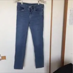 GU スキニージーンズ 青