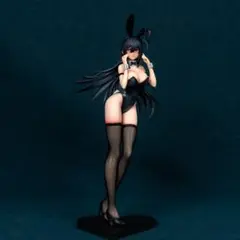 【新品】黒バニー葵&amp;白バニー夏芽 2体セット 1/6スケール 完成品フィギュア ENSOUTOYS イコモチ オリジナルキャラクター 1/6 黒バニー葵&白