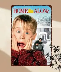 ブリキ看板　映画ホームアローン　ポスター　インテリア　カフェ　バー　20×30