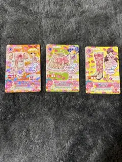 アイカツ Angely Sugar トレーディングカード 3枚セット 1年生