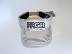 PRGR ホワイト バイザー 調整可能