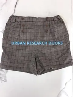 URBAN RESEARCH DOORS チェック柄ハーフパンツ 135