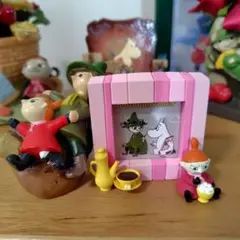 ムーミンミニフォトスタンド&小物飾りフィギュア