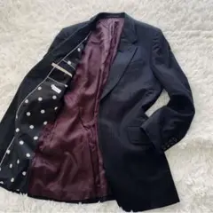 ポールスミス テーラードジャケット ブラック 美品 ストライプ
