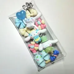ガチャ詰めポーチ ちびシナモンがいっぱい サンリオ シナモロール