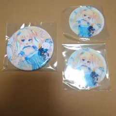 key25thmemorialくじ るなきゅん　缶マグネット　ステッカー
